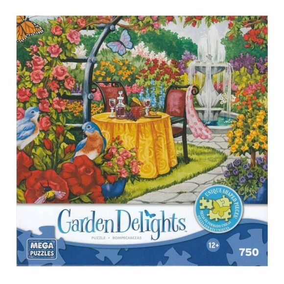 Mega Garden Delights 750 pc Jigsaw Puzzle - Picture 1 of 5